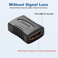 HDMI Female to Female Coupler Connector Extender Adapter Cable HDTV 1080P 4K