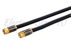 RG6 Coaxial Digital Cable Quad Shielded Satellite TV Antenna Coax Dish Video HD