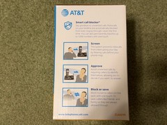AT&T CL82219 DECT 6.0 2-Handset Cordless Phone w/ Answering Machine