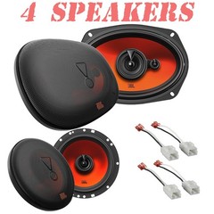 560W 6×9″ Front & 400W 6.5″ Rear Door Speakers for 2002-2008 Dodge RAM 1500,2500