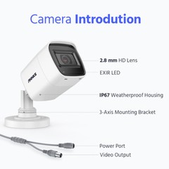ANNKE 4K Ultra HD 5MP/8MP 8CH DVR Video CCTV Home Security Camera System Outdoor