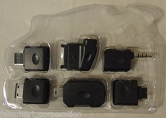 Dynex 6 Piece Adapters Set Plastic Metal