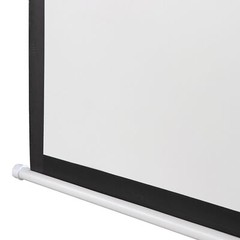 1:1 Projection Projector Screen Manual Pull Down Matte HD Movie Theater 120″