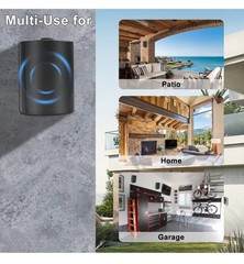 2 Pack 6.5″ 400W Outdoor Speakers Waterproof Wall Mount Patio Garage Pool Marine