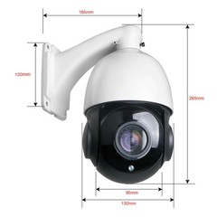 4 in 1 AHD/CVI/TVI/CVBS PTZ 2MP 30x Zoom IR Outdoor Speed Dome Security Camera