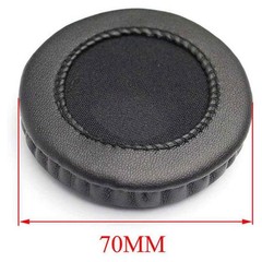 2 Pair 70mm Ear Pads, Universal Replacement Foam Pads Headphone Cushion4367