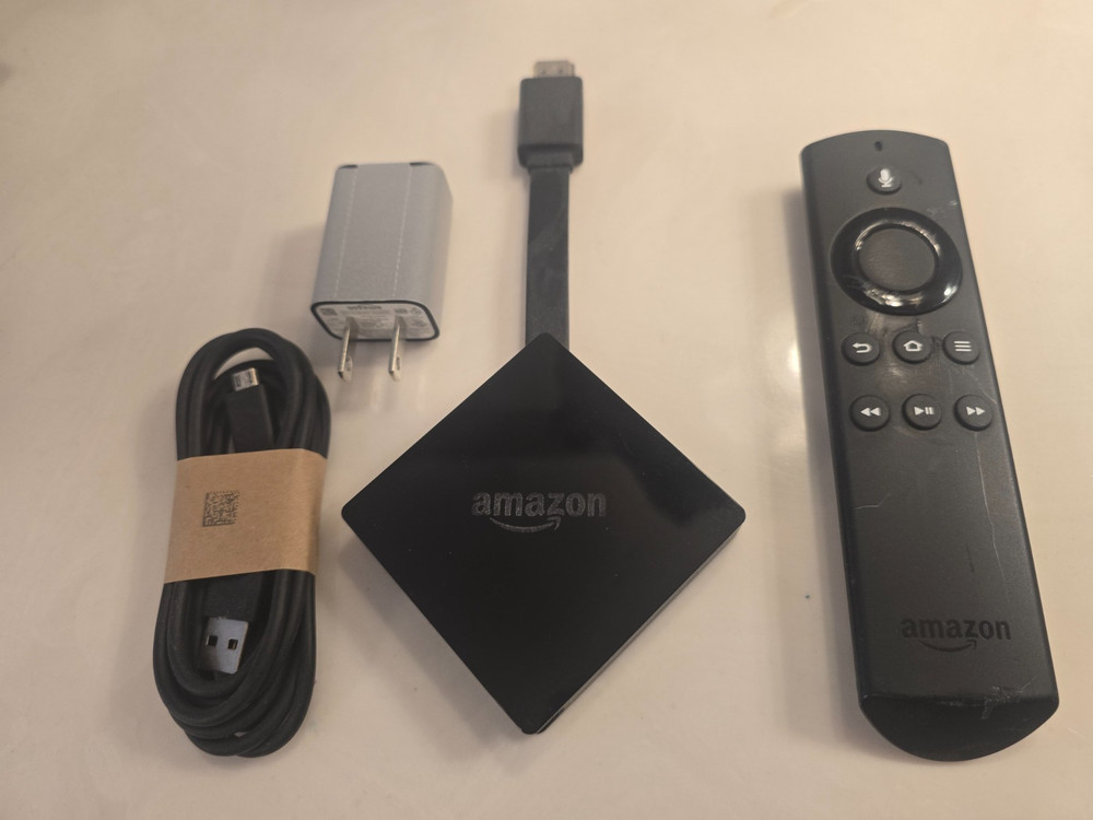 Amazon LDC9WZ Fire TV 3rd Gen 4K Ultra HD Media Player Unit W/ Remote & Power