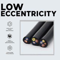 BEST CONNECTIONS 14 Gauge 4 Way Trailer Wire Durable, Weatherproof, Color-Coded
