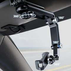 Car Phone Mount – Stylish Multi-Function Navigation Holder, Durable ABS Material