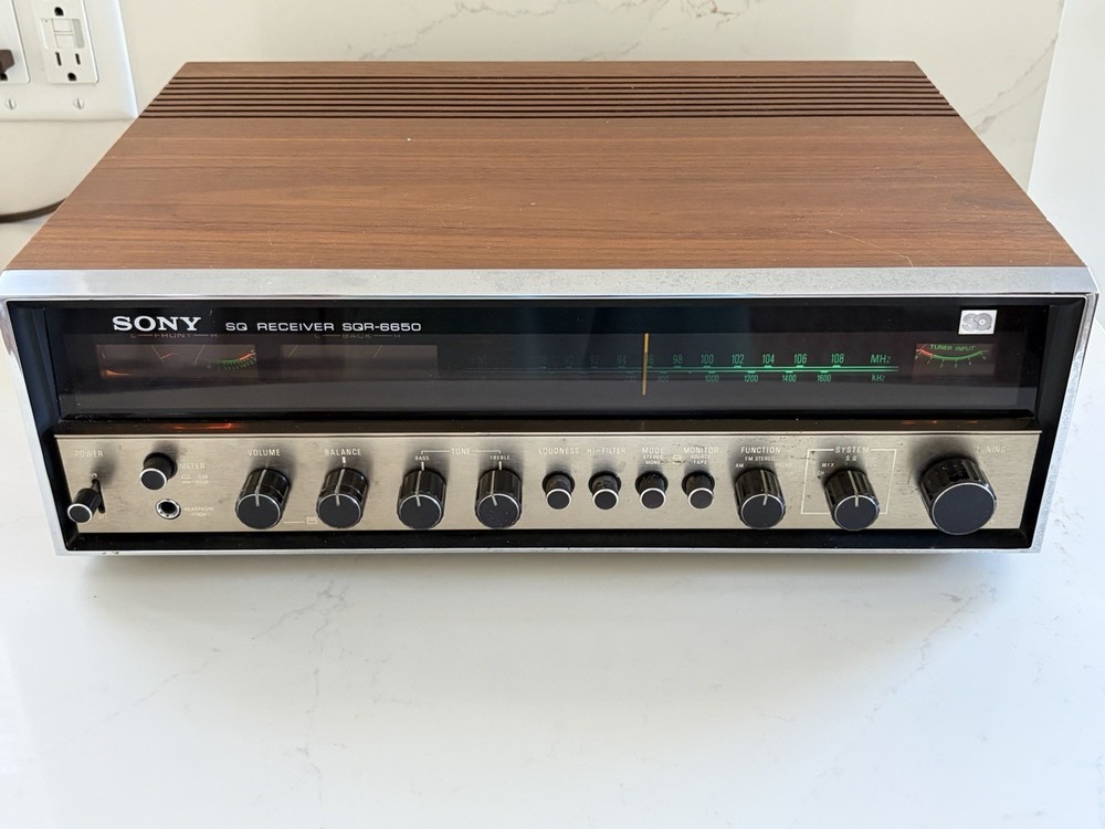 Sony SQR-6650 Vintage Receiver – Made in Japan Tested-Video READ – Free Shipping