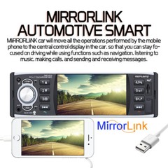 Single 1 Din Touch Screen 4″ In-Dash Head Unit Car Radio Stereo Bluetooth RDS/AM