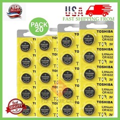 Lot Original Toshiba CR1632 3V Lithium Coin Cell Battery 1/2/5/10/15/25/100 LOT