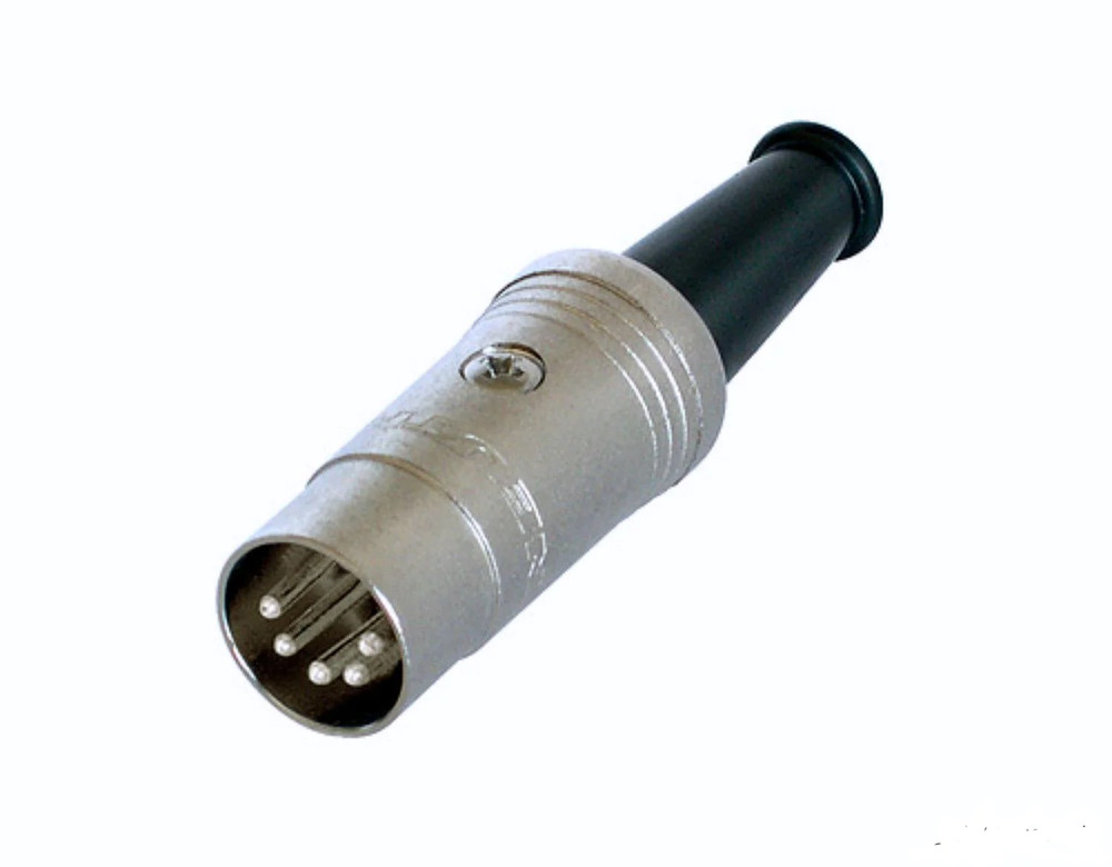 REAN / NEUTRIK NYS322 DIN 5-PIN Male Midi Cable Mount Connector