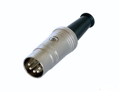 REAN / NEUTRIK NYS322 DIN 5-PIN Male Midi Cable Mount Connector