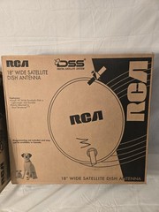 Vintage – RCA Standard Digital Receiver and 18″ Dish New Still in the Box