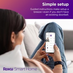 Roku Smart Home Wireless Video Doorbell & Chime – 1440p HD Night Vision