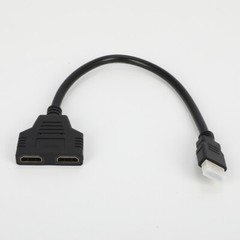 1PC HDMI 1080P Male to 2 Female 1 In 2 Out Splitter Cable Adapter Converter