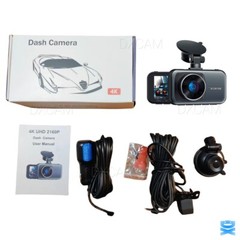 4K Dash Cam Wifi UHD 2160p Front Rear Dual Camera DVR Car Recorder HD Video