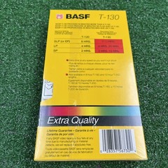BASF VHS Video Tape Blank 6-1/2 Hours Extra Quality T-130 New Sealed
