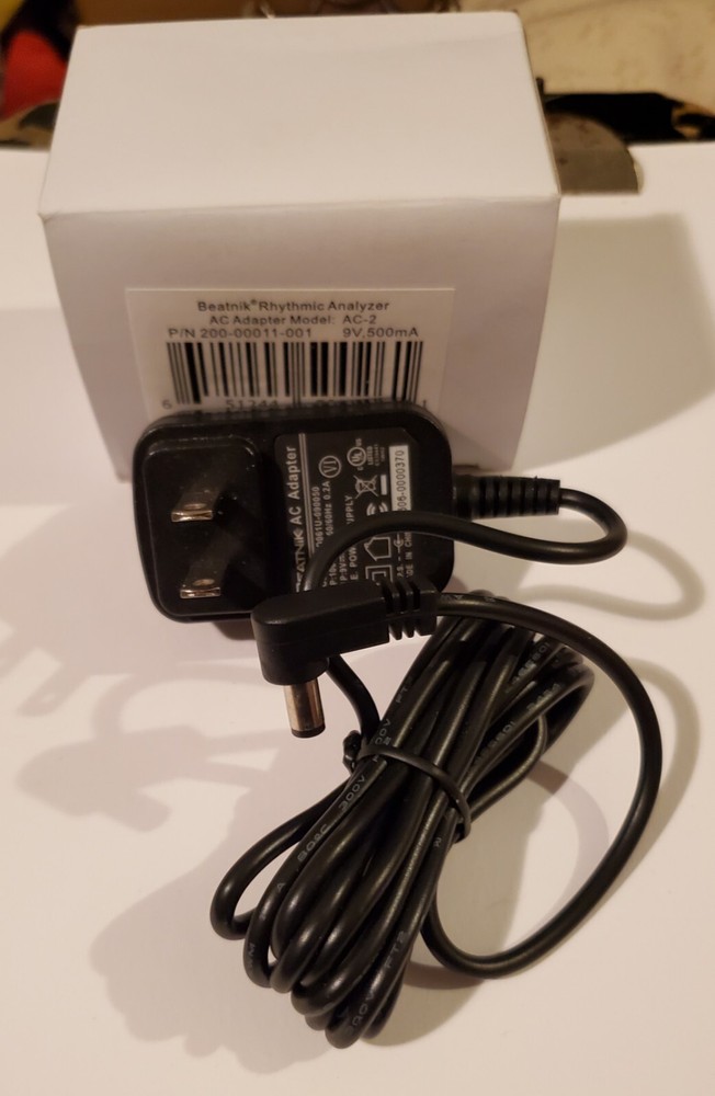 Beatnik RA800P RA1200P Rhythmic Analyzer Power Supply 9V 500mA New In Box