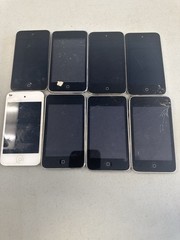 Lot of 8 Apple iPod Touch Lot -32GB Generation 1 & 2 Untested For Parts