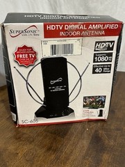 Indoor Digital TV Antenna Table Amplified Signal Booster HDTV UHF VHF FM SL13