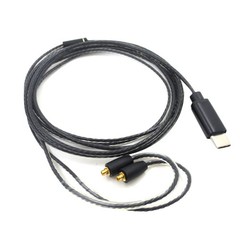 4ft MMCX To USB C Audio Earphone Cable for Shure SE215 SE315 SE425 SE535 SE846 f