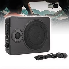 600W Slim Under-Seat Subwoofer Powered Car Truck Sub w/ Amplifier Speaker 8 “