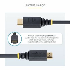 StarTech HDMI2CABLE4K602M 2m High Speed HDMI Cable 4K 60Hz