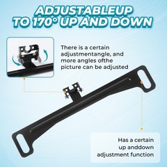 Backup Camera License Plate Mount 170 Degree Adjustable Stainless Steel Frame US