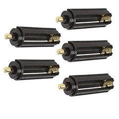 5-Pack 3 AAA Battery Holder Case Box Cylindrical For LED Flashlight Torch Light