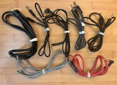 3.5mm aux Male to Male Cord Cable LOT Syncwire Braided Gold Plated Beats G&E etc