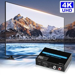 4K 60Hz HDMI 2.0 ARC Audio Extractor Splitter Converter Switcher 3.5mm Jack
