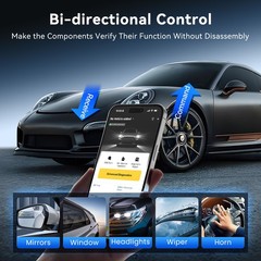 MUCAR BT200 MAX OBD2 AI Scanner Bidirectional Full Diagnostic Scan Tool 15-Reset