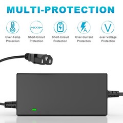 150W 59V 2.5A Charger For 48V Lead Acid Battery 3-Hole T-Plug Power Adapter