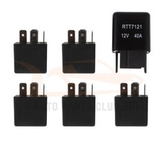 Automotive 12 Slot Relay Box 6 Way ATC/ATO Fuse Holder Block 12V 40A Universal