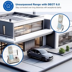 AT&T DL72119 DECT 6.0 Cordless Phone for Home with Bluetooth Connect to Cell…