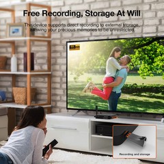 ATSC 3.0 DRM over-the-air OTA Tuner 4K HDTV Box WIFI USB DVR Media Player WebTV