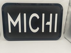 Rotel Michi X5 Integrated Custom Sign.