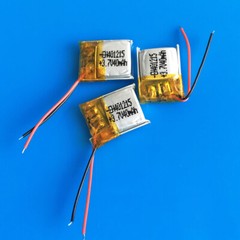 3.7V 40mAh Li Po Polymer Rechargeable Battery For Earphone Mini Camera 401215