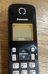 Panasonic KX-TGC352B Black 2-Handset Expandable Cordless Phone System (No Box)