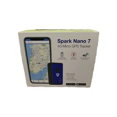 BrickHouse Security Spark Nano 7 LTE Micro GPS Tracker – Black/Blue (‎M-SN)