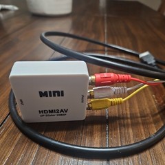 HDMI2AV Mini Converter HDMI to AV Adapter HDMI to RCA 1080P HD Video Audio