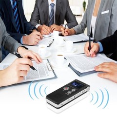 Digital Voice Recorder Dictaphone Audio Sound Recorder Mini Small MP3 Lecture