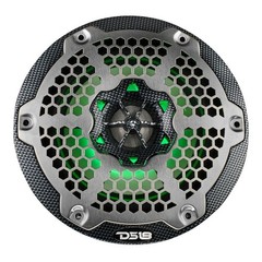 DS18 CF-65M 6.5″ Carbon Fiber Marine Speaker – 2-Way 300W Max 4 Ohms 2 Speakers