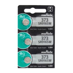 3 Pc Murata 373 SR916SW Silver Oxide Battery – Replaces Sony