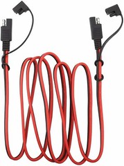 SAE to SAE Extension Cable 16AWG 12-24V 2 Pin Quick Disconnect Wire Harness Cord
