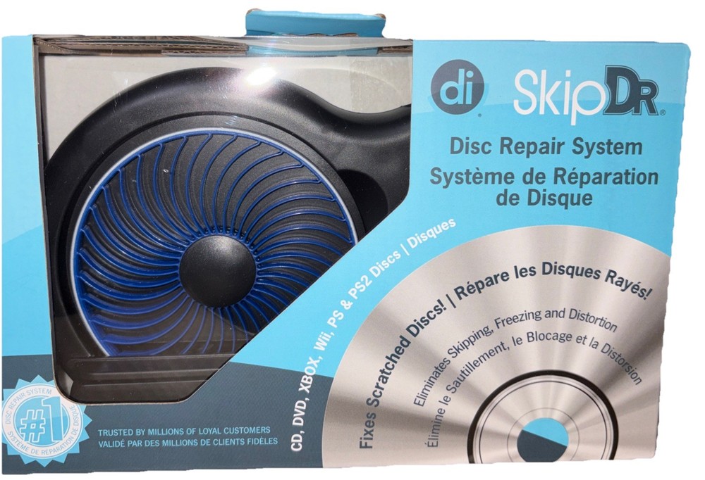 Digital Innovations 1018300 SkipDr CD DVD Manual Scratch Remover Repair System