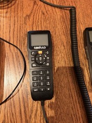 Simrad RS90 Black Marine Radio System w/ 4 Handsets 3 wired 1 wireless