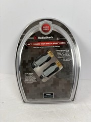 RadioShack 6 ft. 1.82M High Speed HDMI Cable 24K Gold Plated Connectors